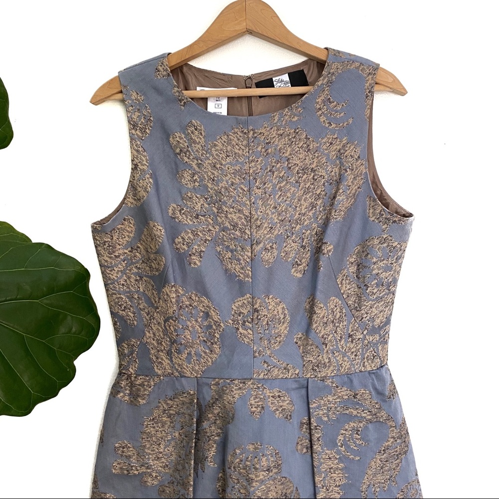SOLD! Oscar De La Renta Jacquard Brocade Dress - Picture 5 of 8